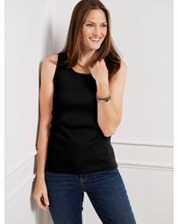Talbots - Ribbed Sleeveless Tank Top - Lyst