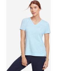 Talbots - Supersoft Jersey Short Sleeve V-neck T-shirt - Lyst
