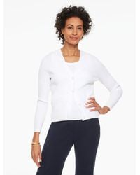 Talbots - Ribbed Cardigan Sweater - Lyst
