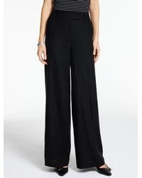 Talbots - Classic Linen Wide Leg Pants - Lyst