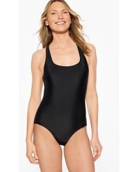 Aqua Club - Scoop Neck One-piece Swimsuit - Lyst