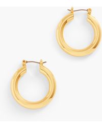 Talbots - Classic Hoop Earrings - Lyst