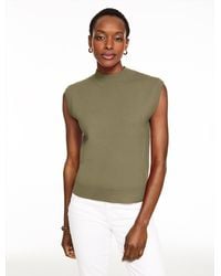 Talbots - Mockneck Sweater Vest - Lyst