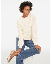 Talbots - Pointelle Crewneck Pullover Sweater - Lyst