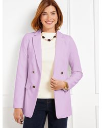 Talbots - Tailored Stretch No Close Blazer - Lyst