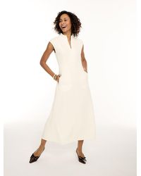 Talbots - Textured Knit Fit & Flare Dress - Lyst