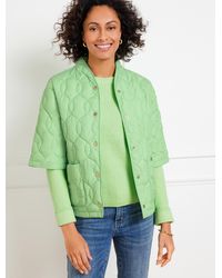 Talbots - Short Sleeve Quilted Puffer Jacket - Lyst