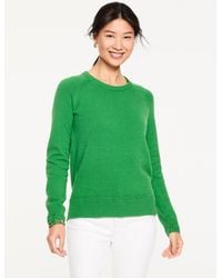 Talbots - Crewneck Raglan Sweater - Lyst