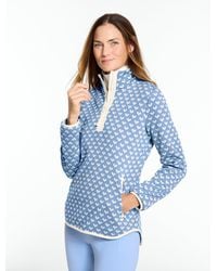 Talbots - Brushed Knit Half-zip Sweater - Lyst