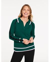 Talbots - Johnny Collar Sweater - Lyst