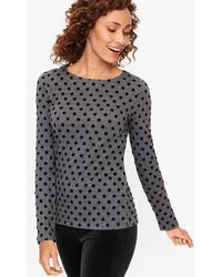 talbots velour tops