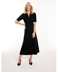 Talbots - Polished Ponte Fit & Flare Dress - Lyst