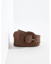 Talbots - Stretch Raffia Belt - Lyst