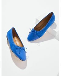 Talbots - Ansly Suede Ballet Flats - Lyst