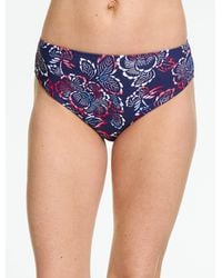 Aqua Club - Piqué Mid Rise Swim Bottom - Lyst