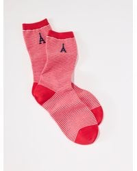 Talbots - Eiffel Tower Stripe Trouser Socks - Lyst