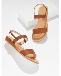 Talbots - Gracelyn Nappa Wedge Sandals - Lyst