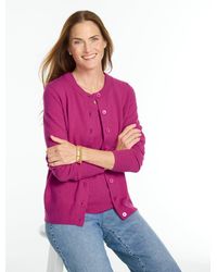 Talbots - Charming Cardigan Sweater - Lyst