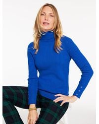Talbots - Ribbed Turtleneck Sweater - Lyst
