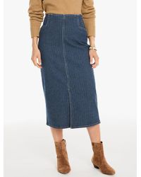 Talbots - Denim Pencil Skirt - Lyst