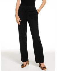 Talbots - Luxe Ponte Straight Leg Pants - Lyst