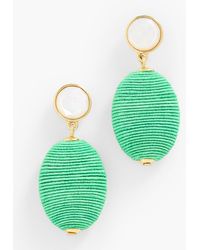 Talbots - Thread Wrap Drop Earrings - Lyst