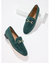 Talbots - Katelyn Bit Suede Loafers - Lyst