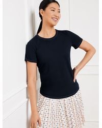 Talbots - Supersoft Jersey Short Sleeve T-shirt - Lyst