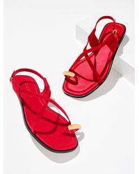 Talbots - Gena Ring Suede Sandal - Lyst
