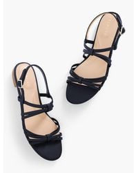 Talbots - Aria Strappy Nappa Sandals - Lyst