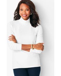 Talbots - Long-sleeve Turtleneck Top - Lyst