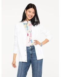 Talbots - V-neck Girlfriend Cardigan Sweater - Lyst