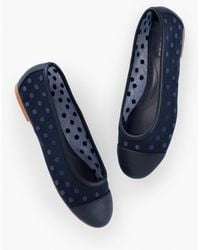 Talbots - Blair Mesh Dot Ballet Flats - Lyst