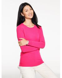 Talbots - Cashmere Crewneck Sweater - Lyst