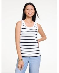 Talbots - Ribbed Sleeveless Tank Top - Lyst