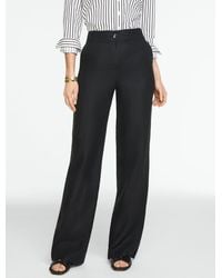 Talbots - Linen Wide Leg Pants - Lyst