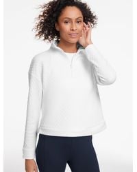 Talbots - Jacquard Half-zip Pullover Sweater - Lyst