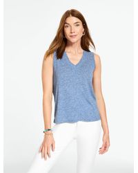 Talbots - V-neck Tank Top - Lyst