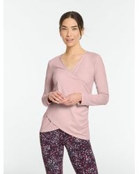 Talbots - Supersoft Jersey Wrap Top - Lyst