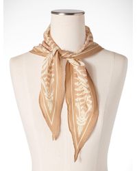 Talbots - Swaying Petals Diamond Scarf - Lyst