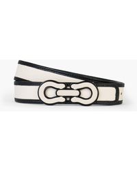 Talbots - Buckle Leather Belt - Lyst