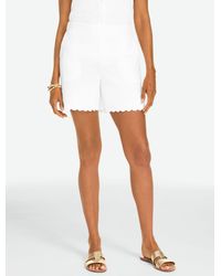 Talbots - Eyelet Knit Shorts - Lyst