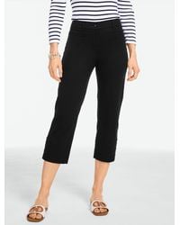 Talbots - Heritage Twill Capri Pants - Lyst