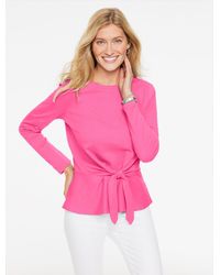 Talbots - Tie-front Top - Lyst