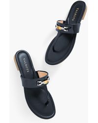 Talbots - Gia Bamboo Thong Sandals - Lyst