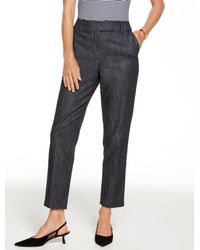 Talbots - Slim Leg Refined Denim Pants - Lyst