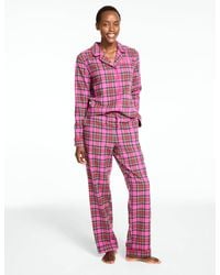 Talbots - Cotton Flannel Pajama Set - Lyst