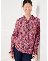 Talbots - Ruffle Top - Lyst