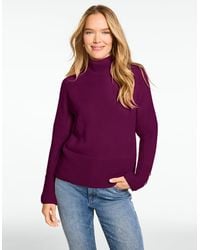 Talbots - Mockneck Sweater - Lyst