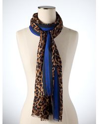 Talbots - Spectacular Leopard Oblong Scarf - Lyst